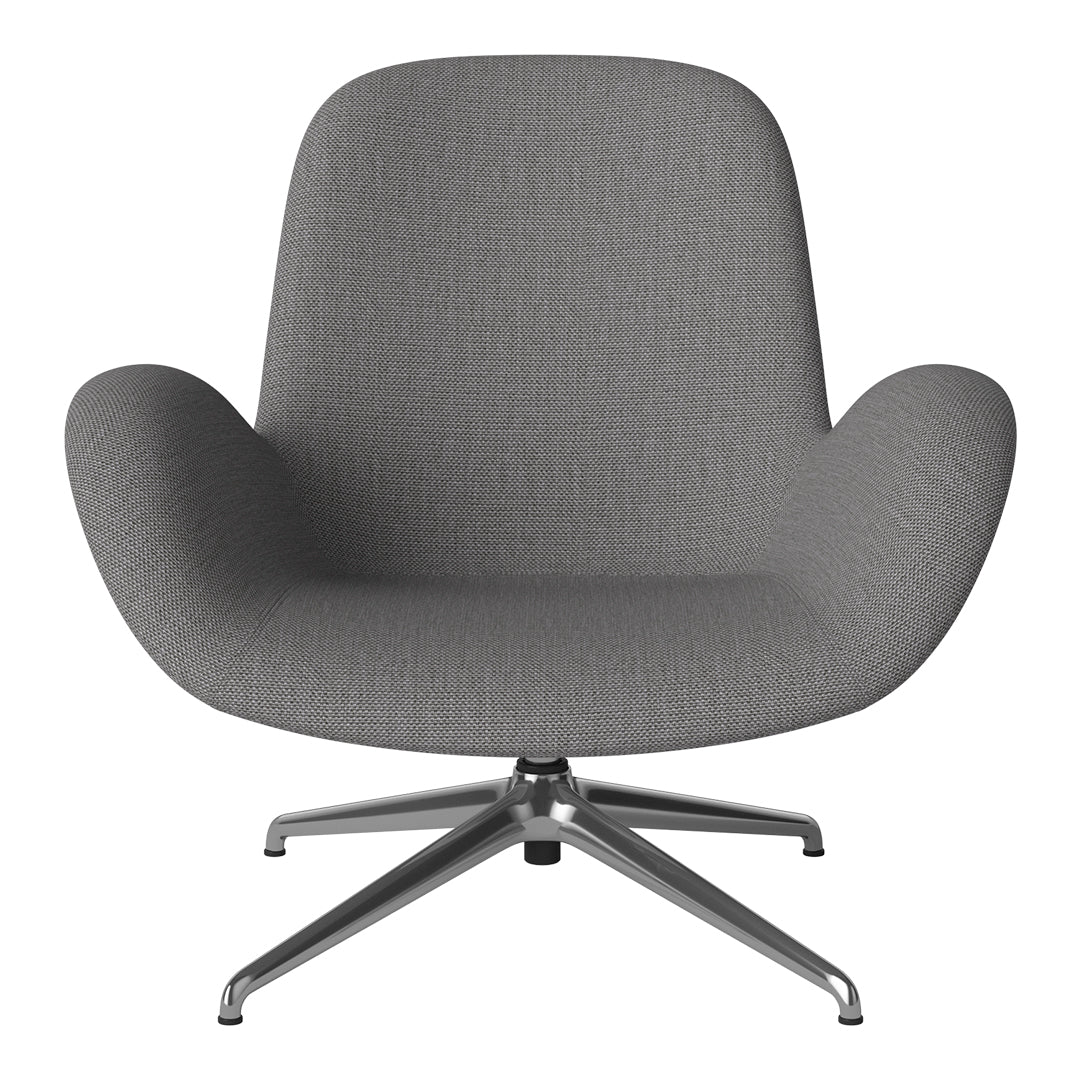 Fauteuil Seed Lounge - Rembourré - Piètement 4 branches - Chrome
