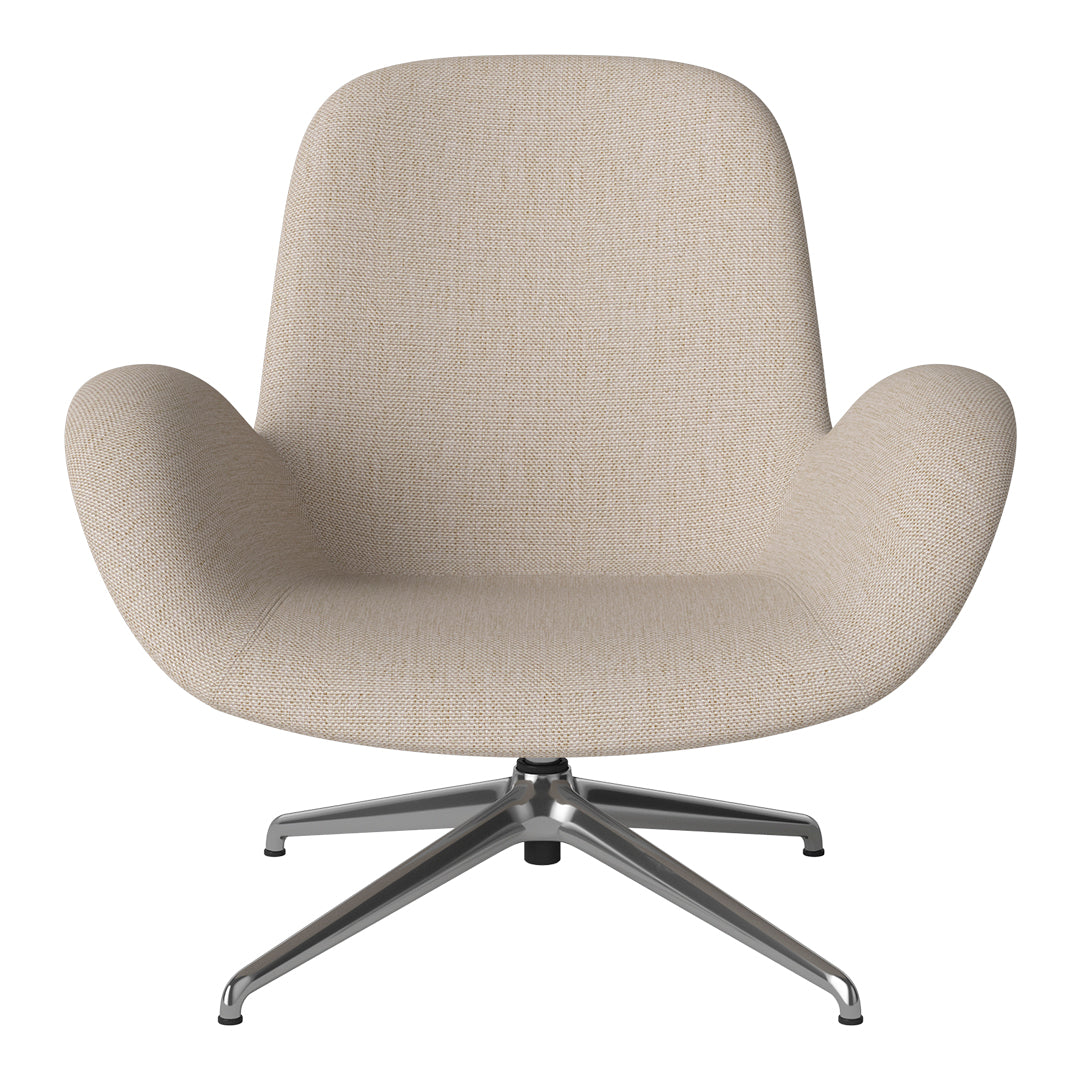 Fauteuil Seed Lounge - Rembourré - Piètement 4 branches - Chrome