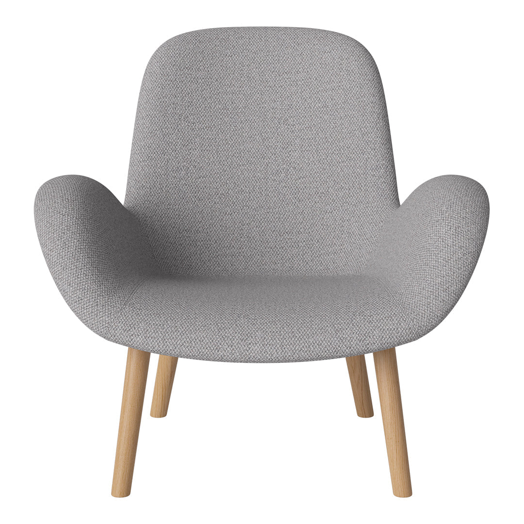 Fauteuil Seed Lounge - Rembourré - Piètement en chêne huilé