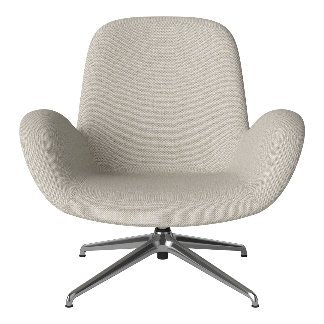 Fauteuil Seed Lounge - Rembourré - Piètement 4 branches - Chrome