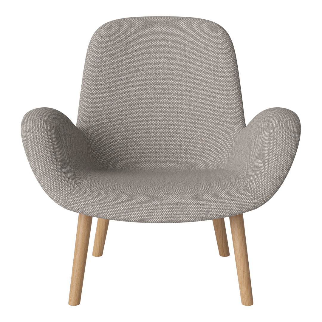 Fauteuil Seed Lounge - Rembourré - Piètement en chêne huilé