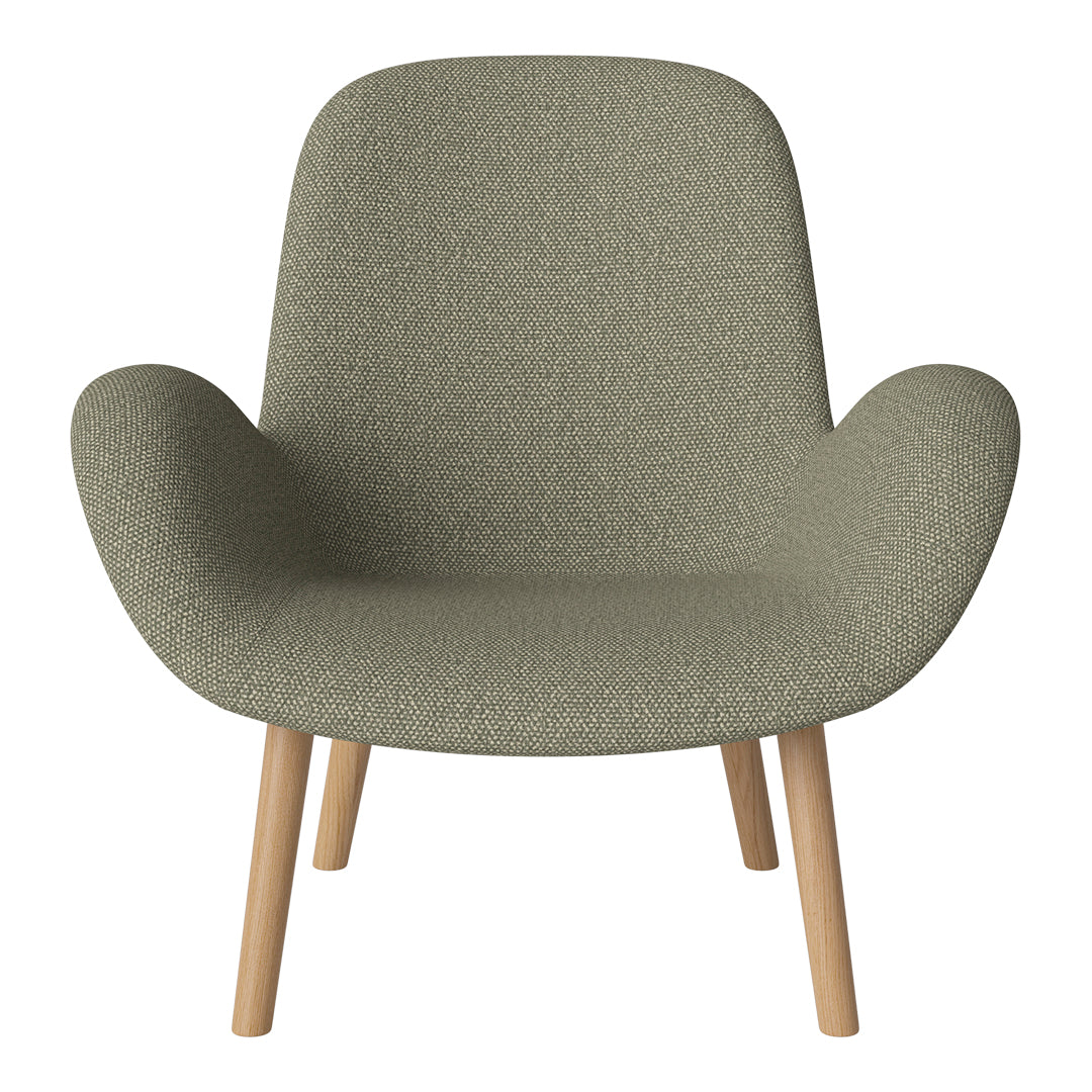 Fauteuil Seed Lounge - Rembourré - Piètement en chêne huilé