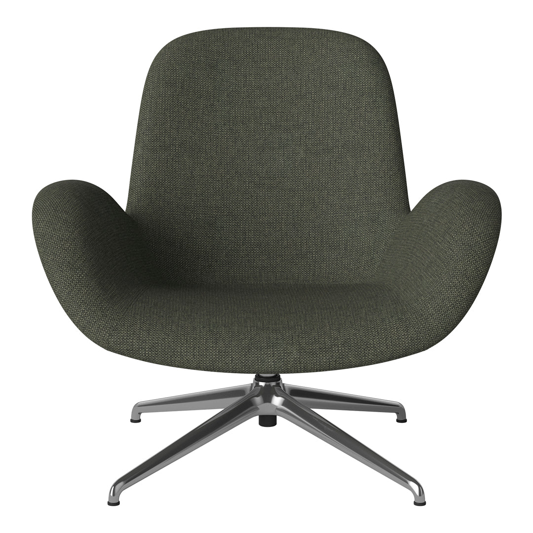 Fauteuil Seed Lounge - Rembourré - Piètement 4 branches - Chrome