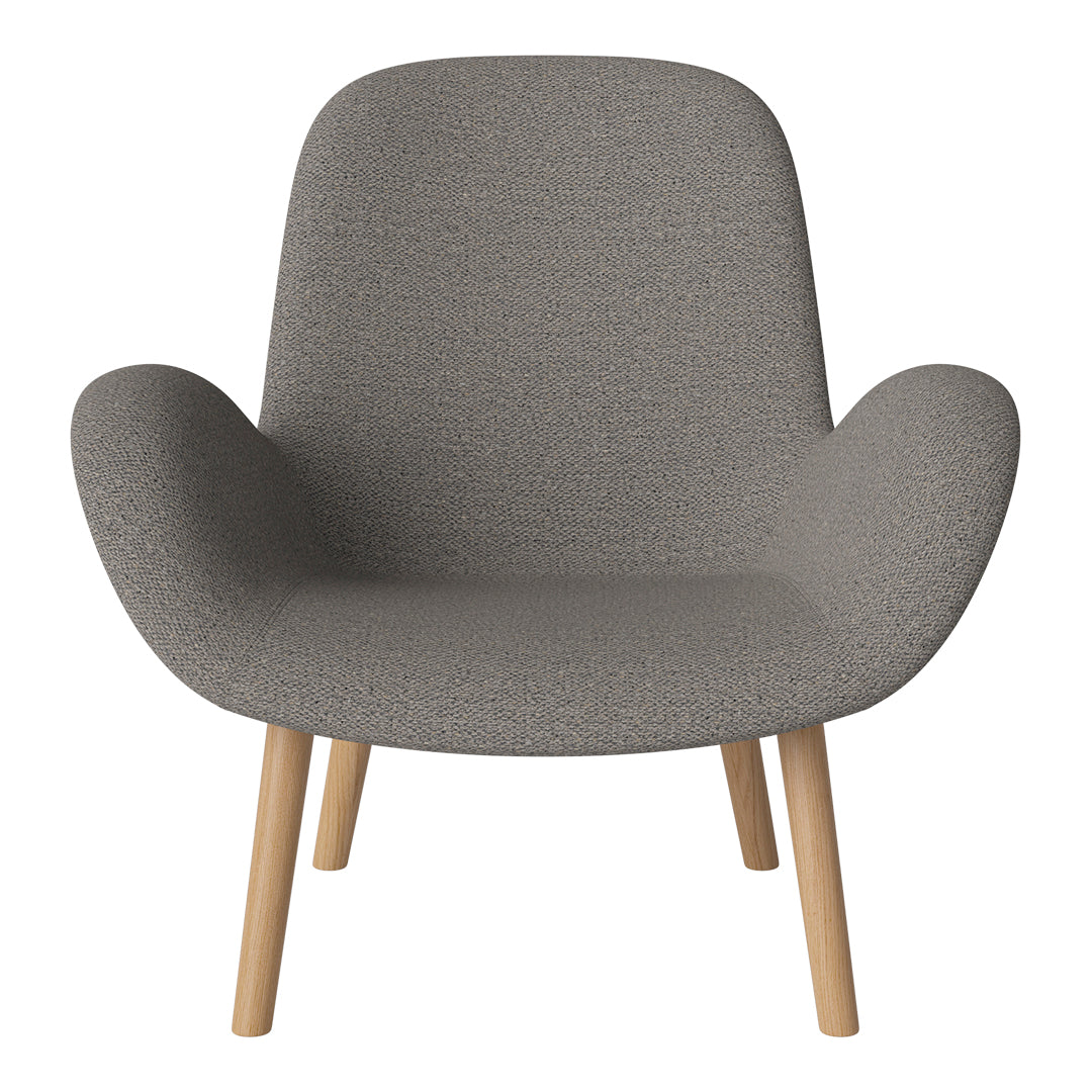 Fauteuil Seed Lounge - Rembourré - Piètement en chêne huilé