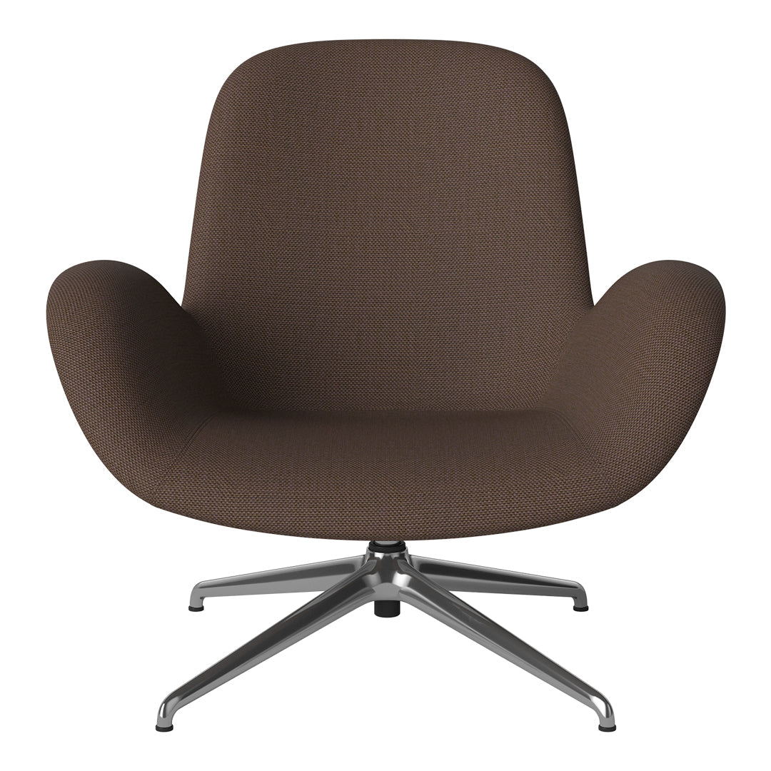 Fauteuil Seed Lounge - Rembourré - Piètement 4 branches - Chrome