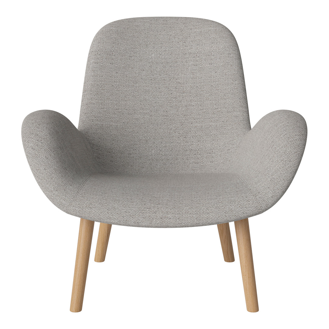 Fauteuil Seed Lounge - Rembourré - Piètement en chêne huilé