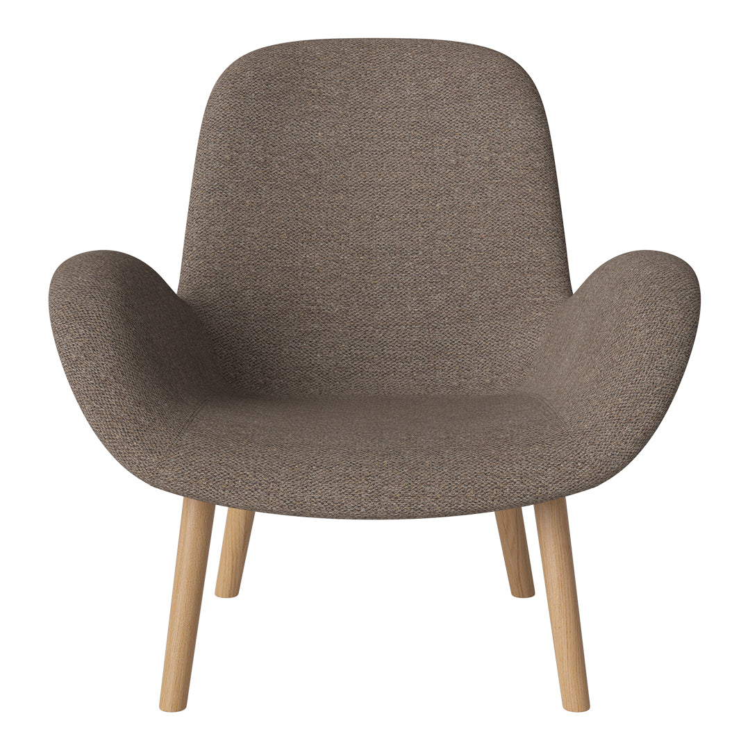 Fauteuil Seed Lounge - Rembourré - Piètement en chêne huilé