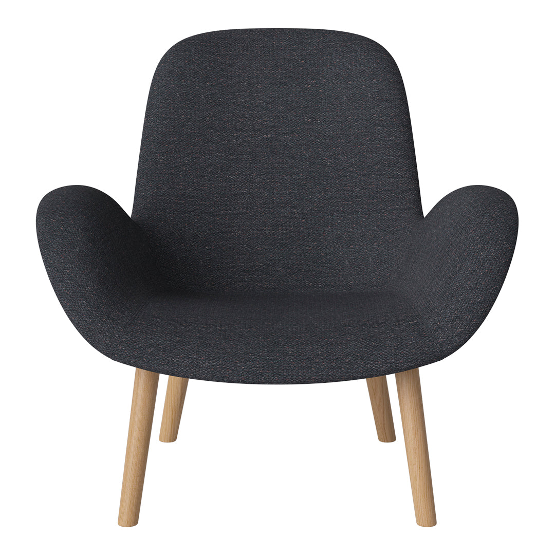 Fauteuil Seed Lounge - Rembourré - Piètement en chêne huilé