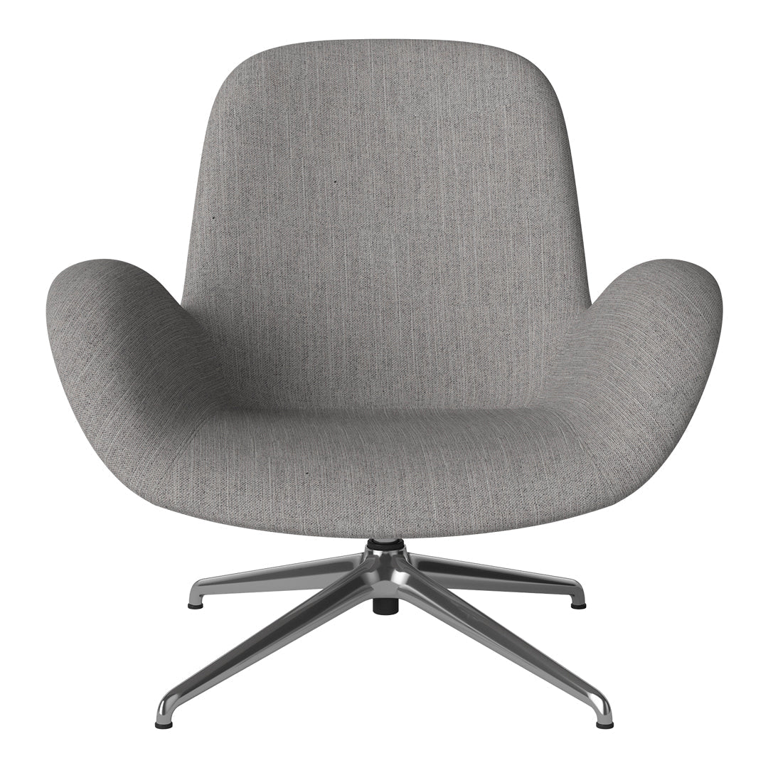 Fauteuil Seed Lounge - Rembourré - Piètement 4 branches - Chrome