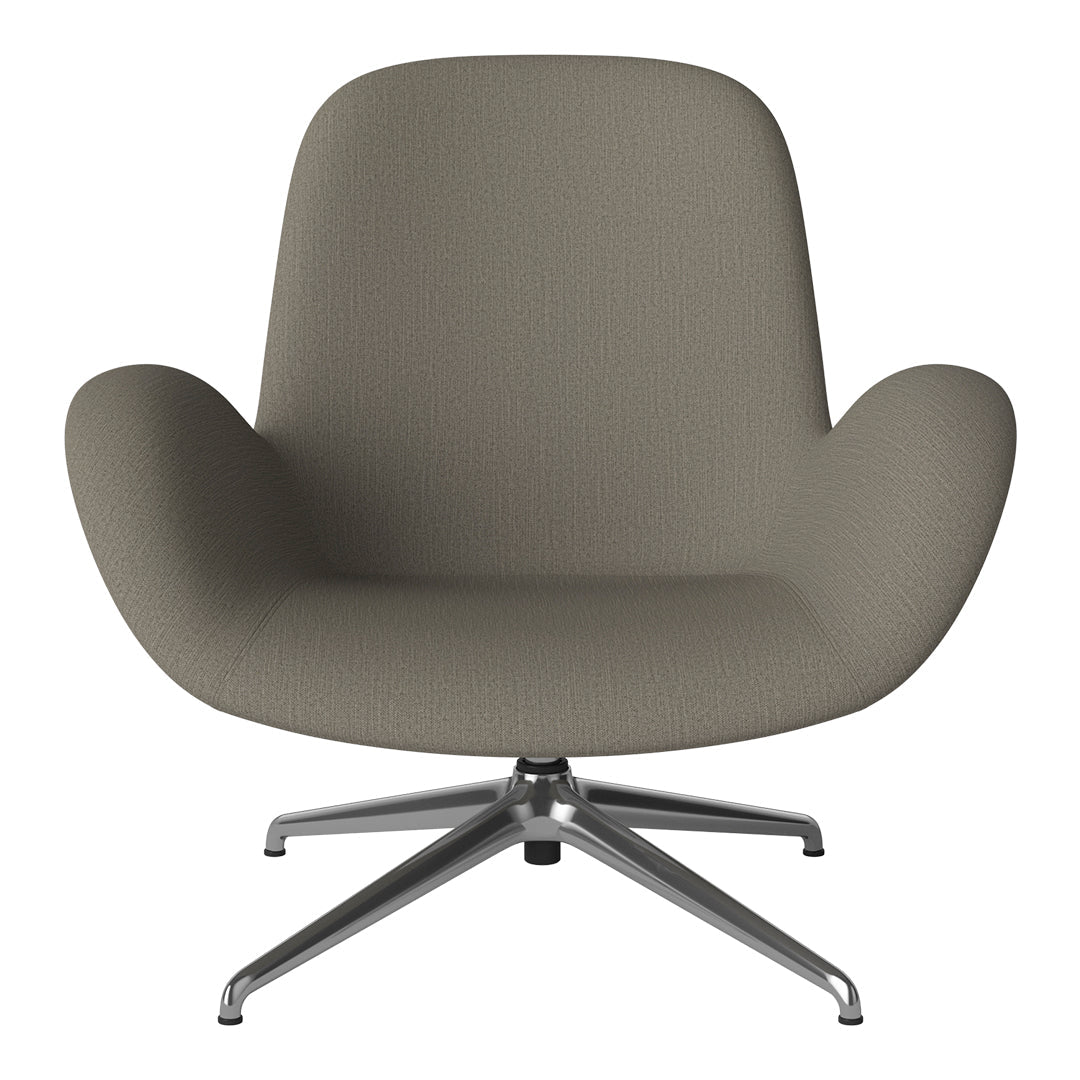 Fauteuil Seed Lounge - Rembourré - Piètement 4 branches - Chrome