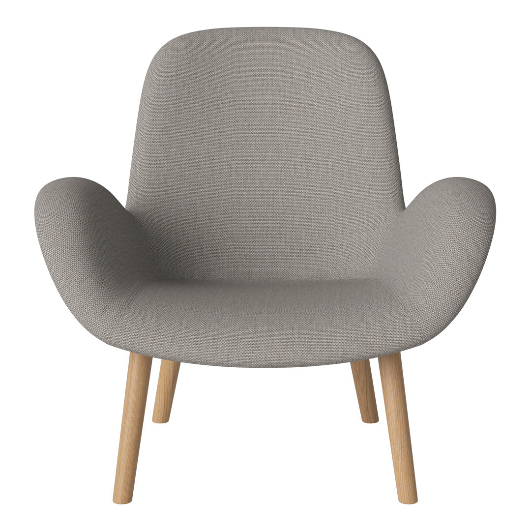 Fauteuil Seed Lounge - Rembourré - Piètement en chêne huilé