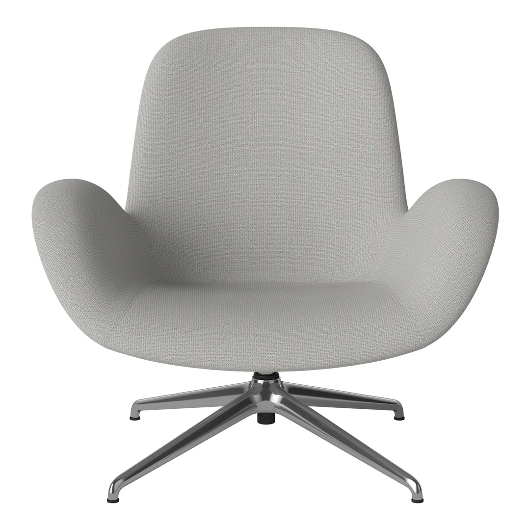 Fauteuil Seed Lounge - Rembourré - Piètement 4 branches - Chrome
