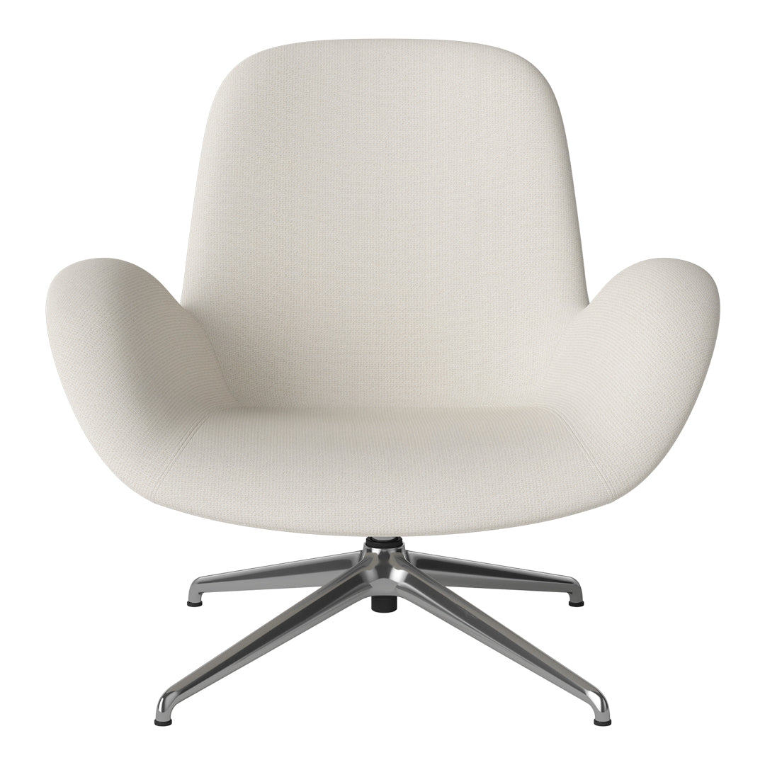 Fauteuil Seed Lounge - Rembourré - Piètement 4 branches - Chrome