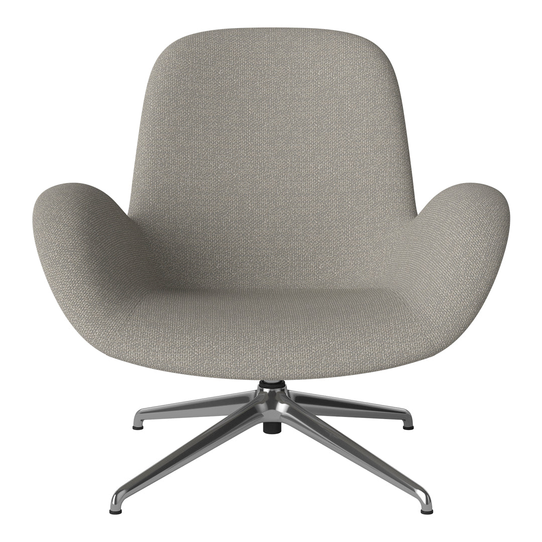 Fauteuil Seed Lounge - Rembourré - Piètement 4 branches - Chrome