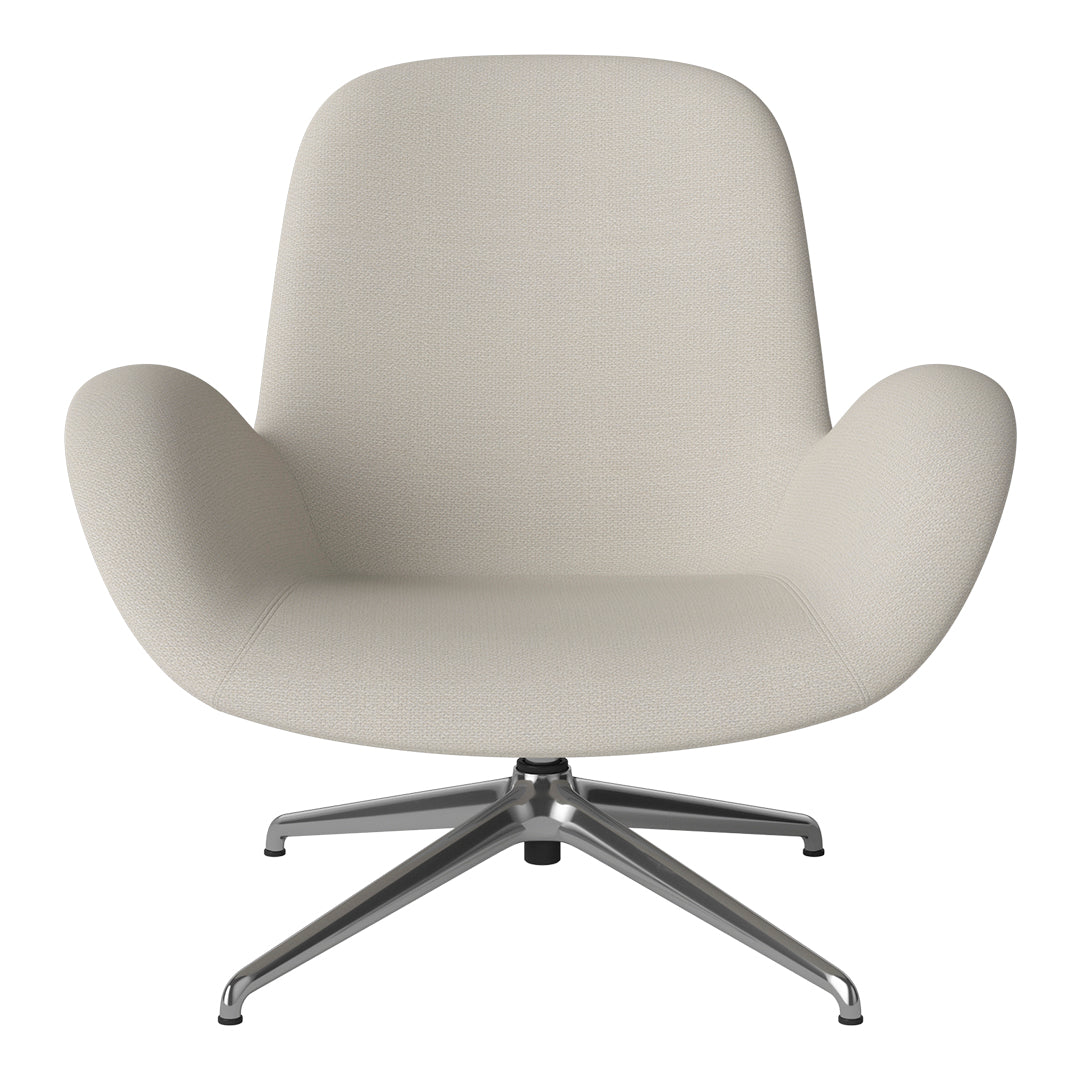 Fauteuil Seed Lounge - Rembourré - Piètement 4 branches - Chrome