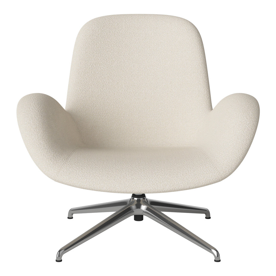 Fauteuil Seed Lounge - Rembourré - Piètement 4 branches - Chrome