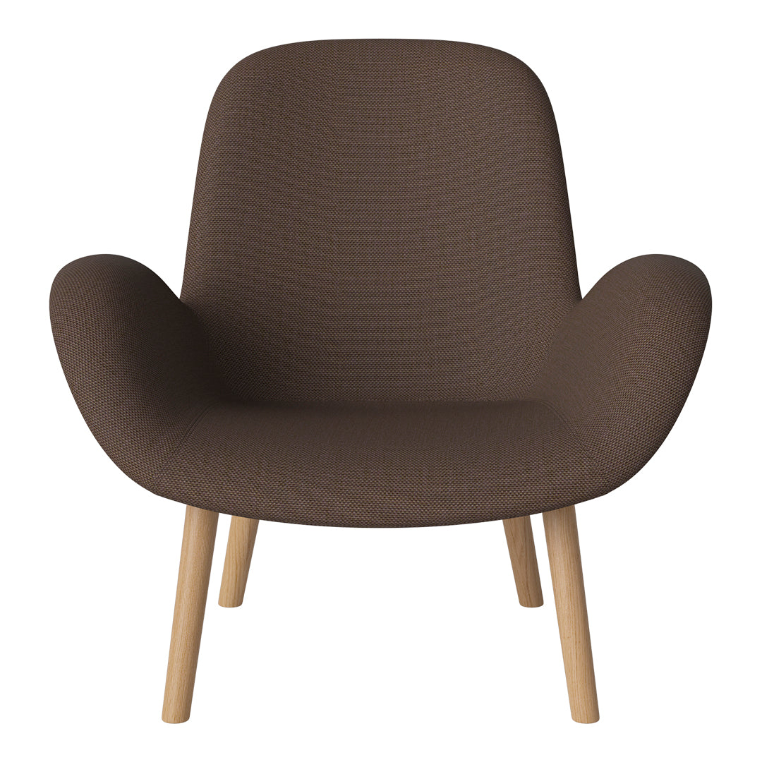 Fauteuil Seed Lounge - Rembourré - Piètement en chêne huilé