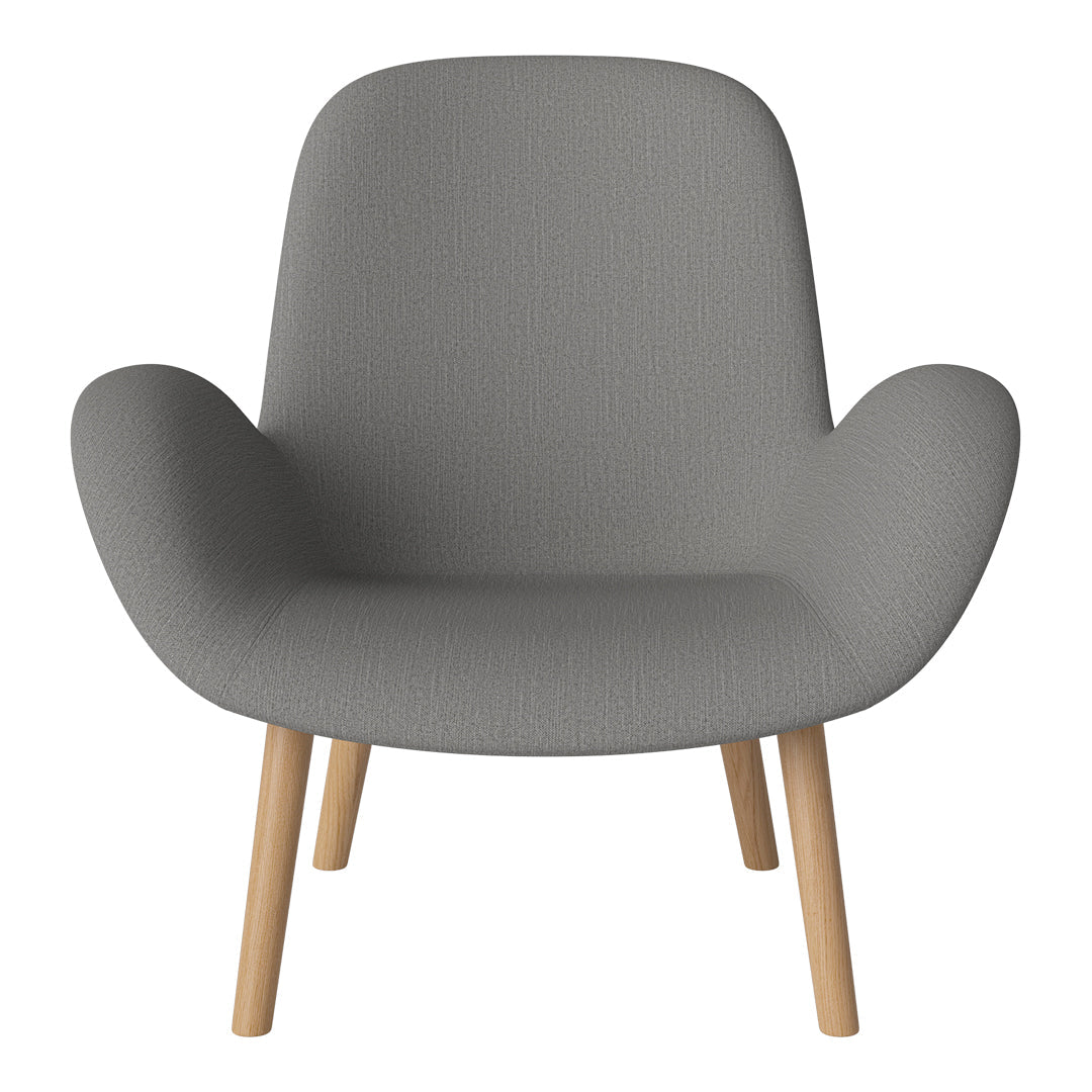 Fauteuil Seed Lounge - Rembourré - Piètement en chêne huilé