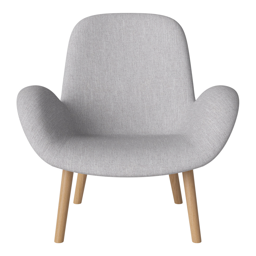 Fauteuil Seed Lounge - Rembourré - Piètement en chêne huilé