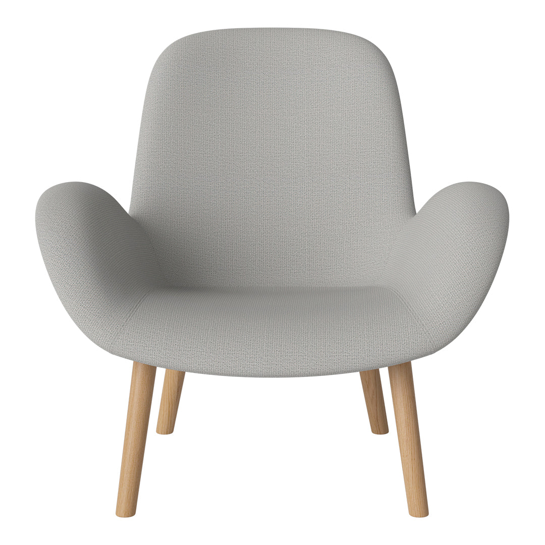 Fauteuil Seed Lounge - Rembourré - Piètement en chêne huilé