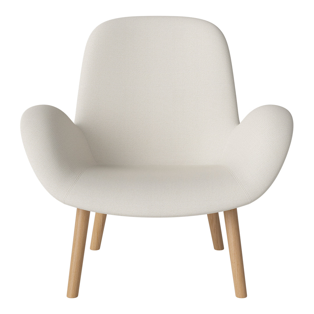 Fauteuil Seed Lounge - Rembourré - Piètement en chêne huilé