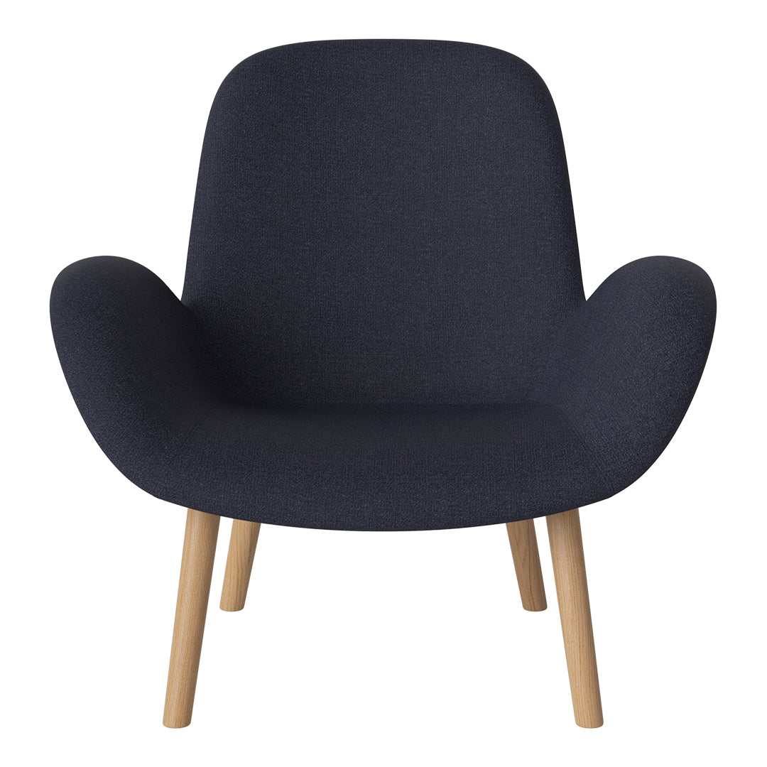 Fauteuil Seed Lounge - Rembourré - Piètement en chêne huilé