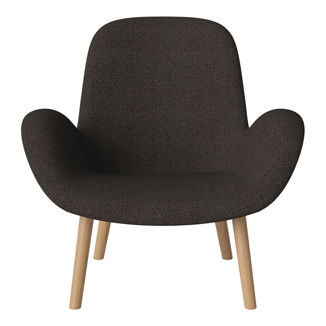 Fauteuil Seed Lounge - Rembourré - Piètement en chêne huilé