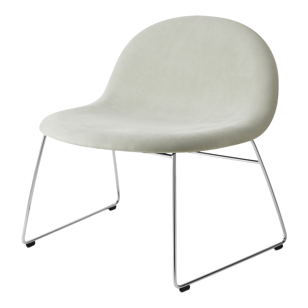 Fauteuil Gubi 3D - Entièrement rembourré - Piètement luge