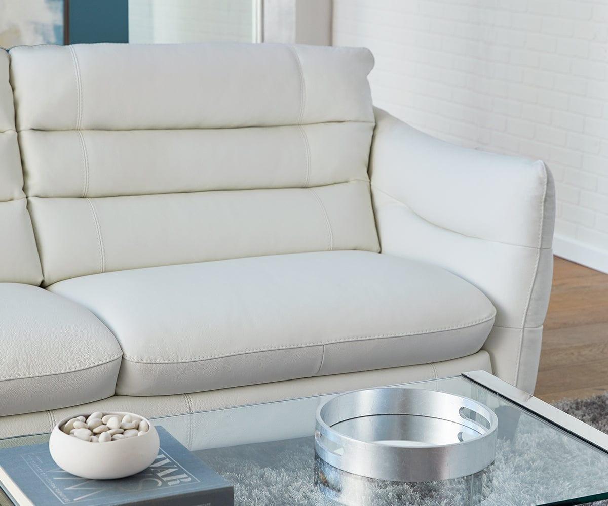 Canapé en cuir Blanca