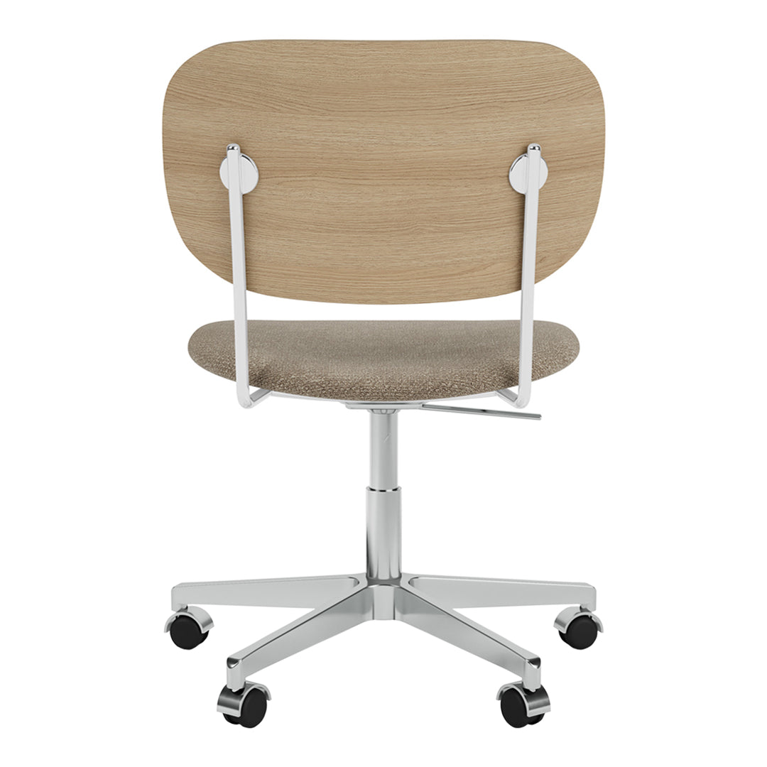 Chaise de bureau Co - Assise rembourrée - Base pivotante avec roulettes