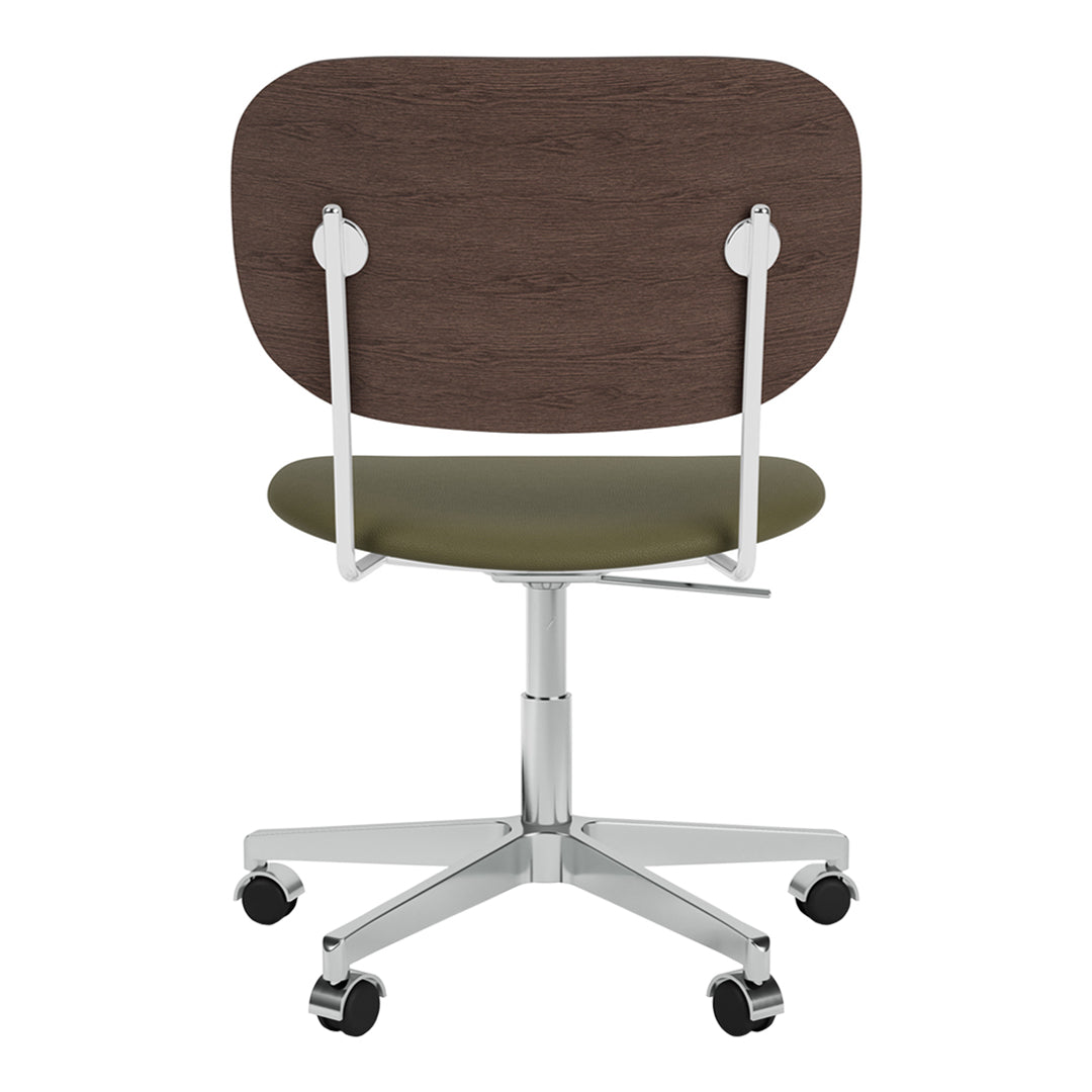Chaise de bureau Co - Assise rembourrée - Base pivotante avec roulettes