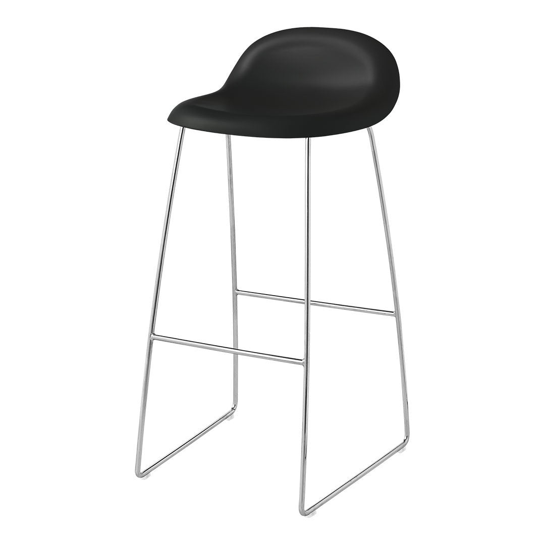 Tabouret de bar Gubi 3D - Base luge