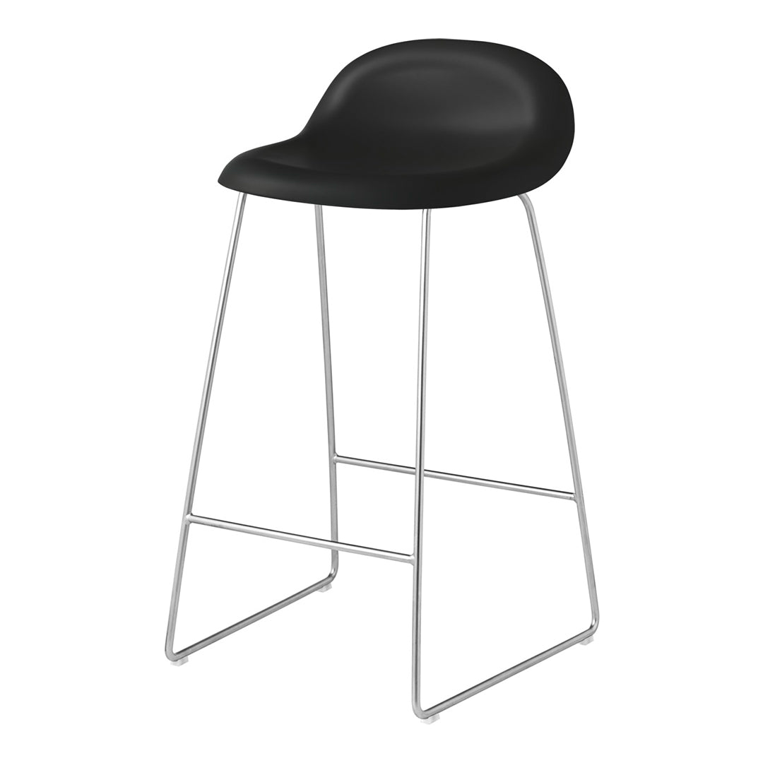 Tabouret de bar Gubi 3D - Base luge