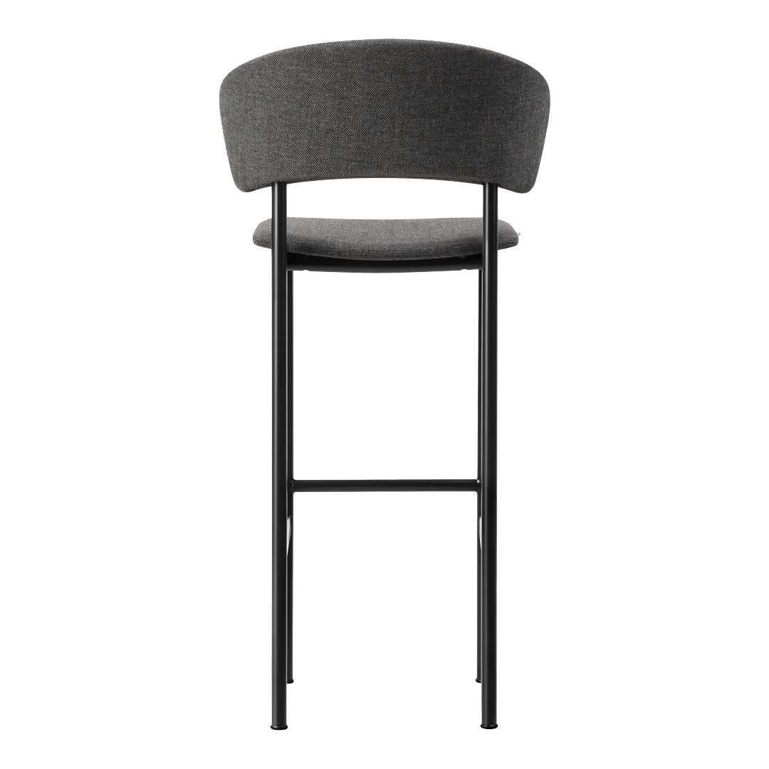 Tabouret de bar Plan avec accoudoirs - Entièrement rembourré