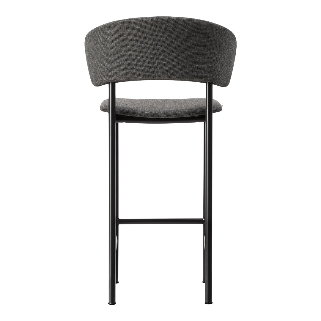 Tabouret de comptoir Plan avec accoudoirs - Entièrement rembourré