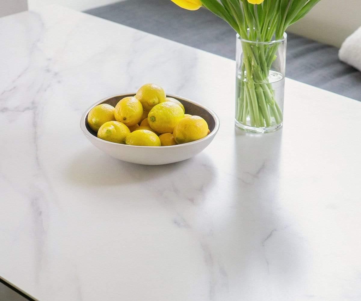 Table à manger extensible en acier