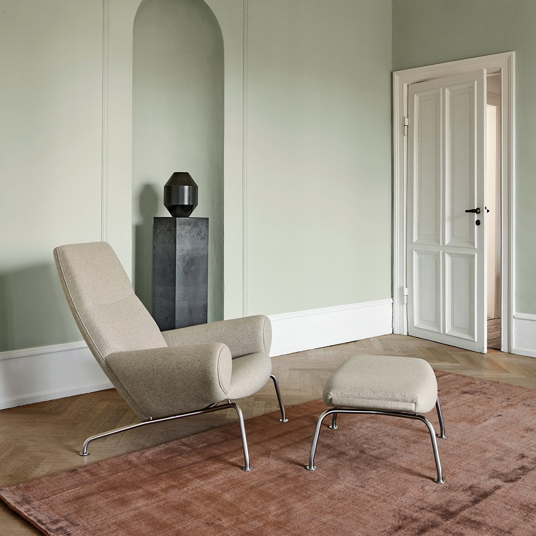 Ottoman Ox d'Erik Jörgensen Wegner pour chaises Ox/Queen