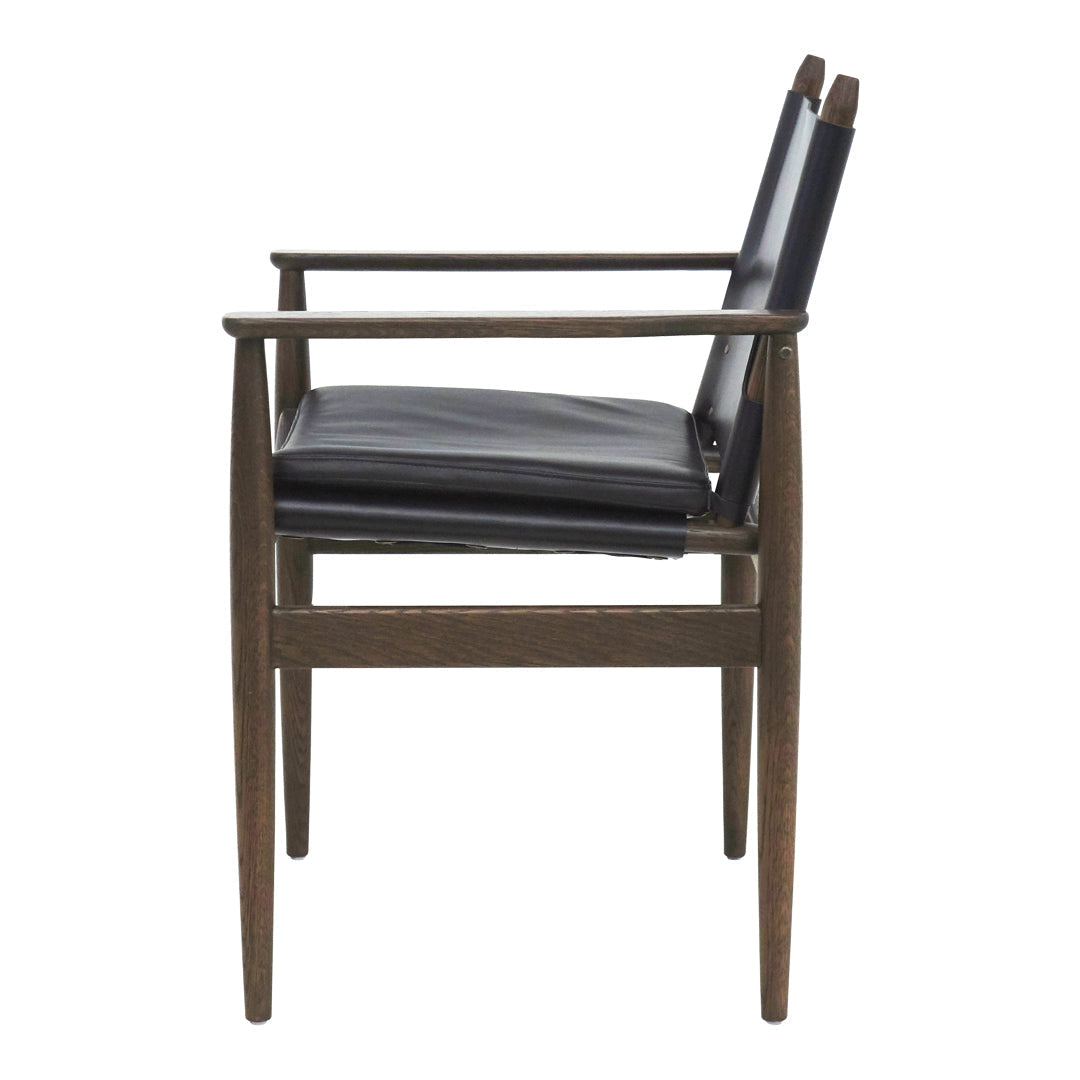 Fauteuil de salle à manger en cuir Journey