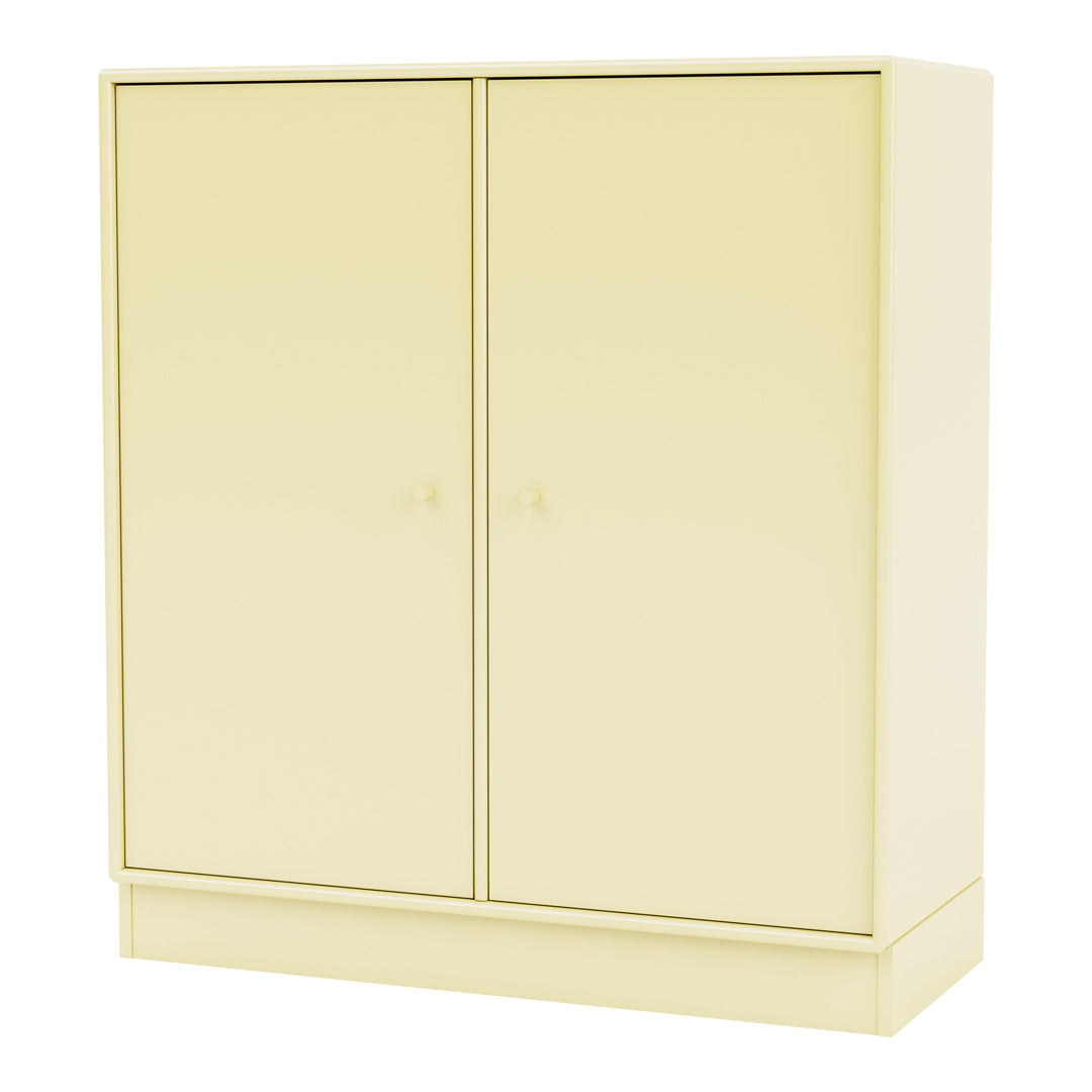 Armoire 1118 - 2 portes laquées, base sur socle