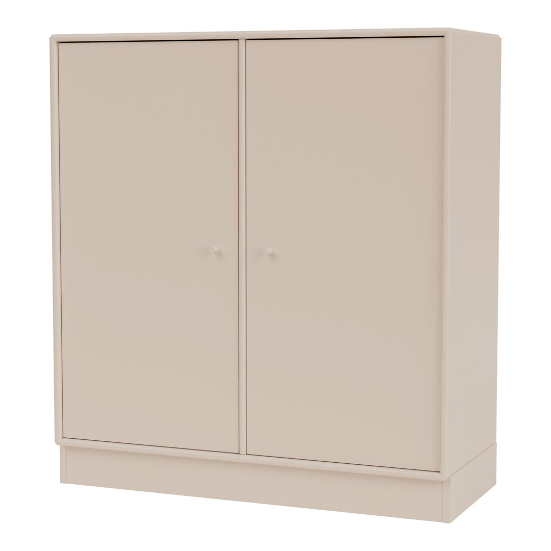 Armoire 1118 - 2 portes laquées, base sur socle