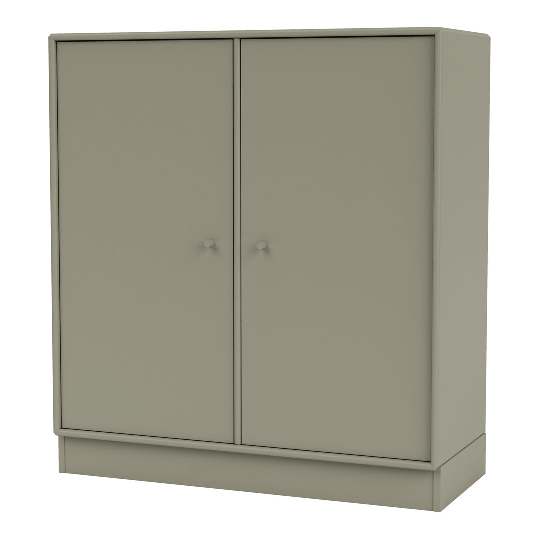 Armoire 1118 - 2 portes laquées, base sur socle