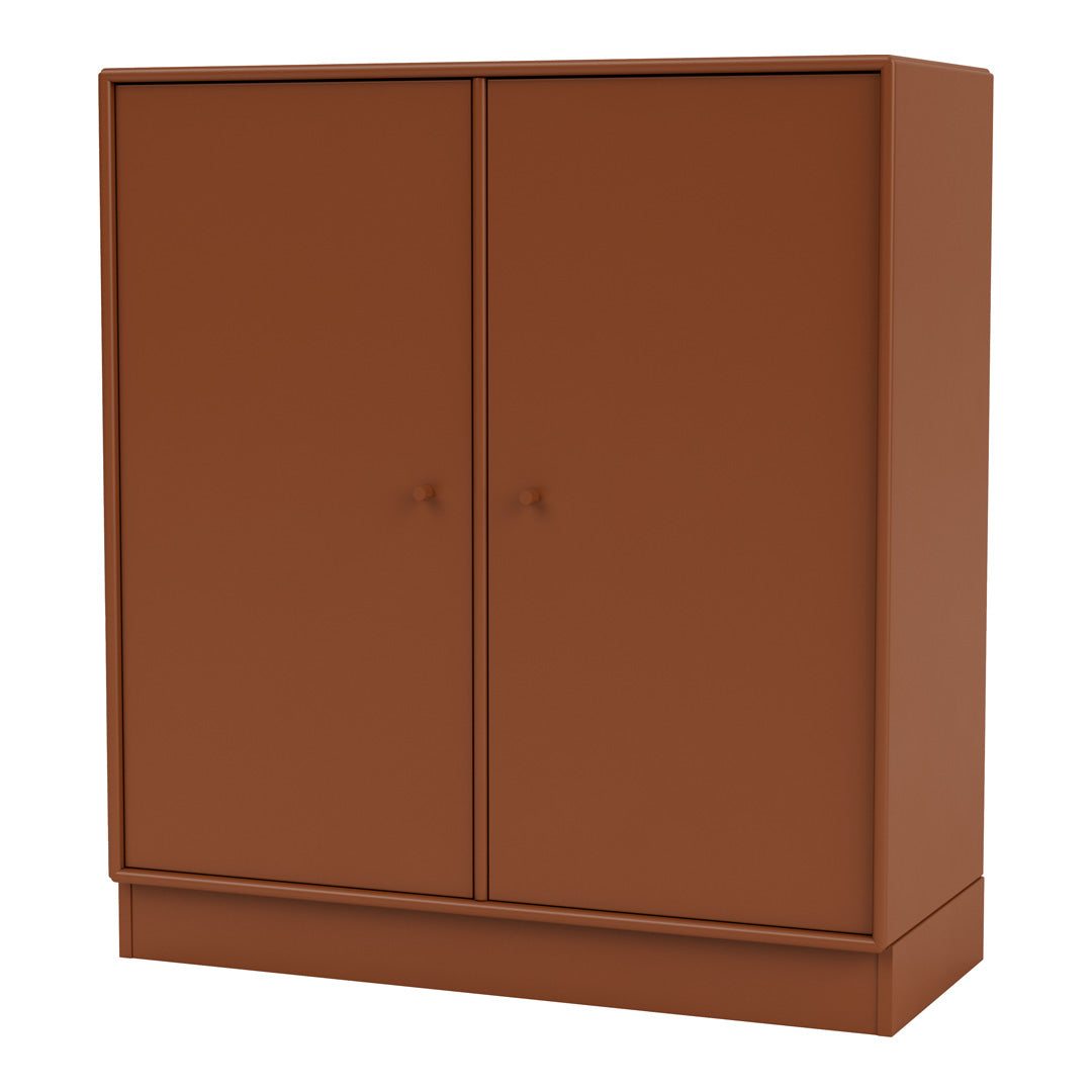 Armoire 1118 - 2 portes laquées, base sur socle