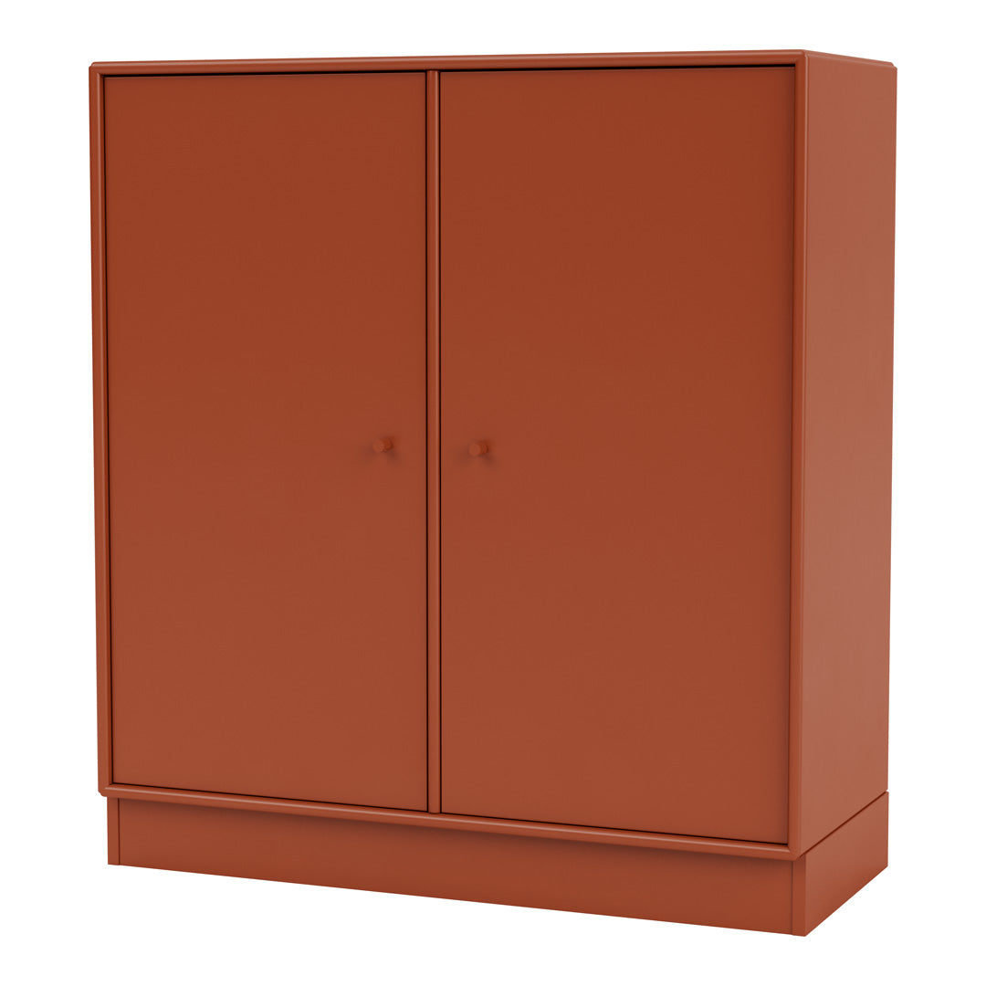 Armoire 1118 - 2 portes laquées, base sur socle