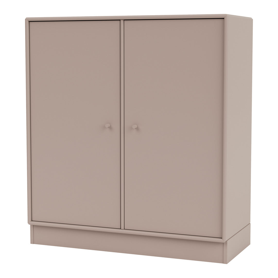 Armoire 1118 - 2 portes laquées, base sur socle