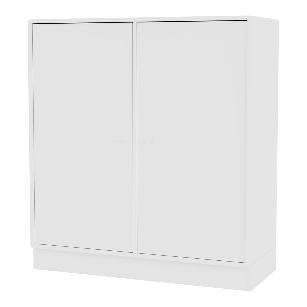 Armoire 1118 - 2 portes laquées, base sur socle