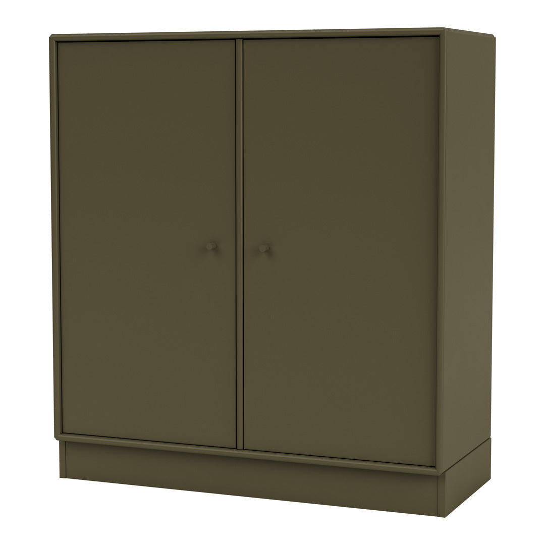 Armoire 1118 - 2 portes laquées, base sur socle