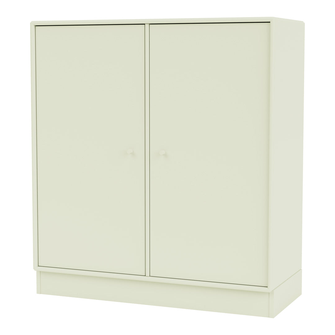 Armoire 1118 - 2 portes laquées, base sur socle