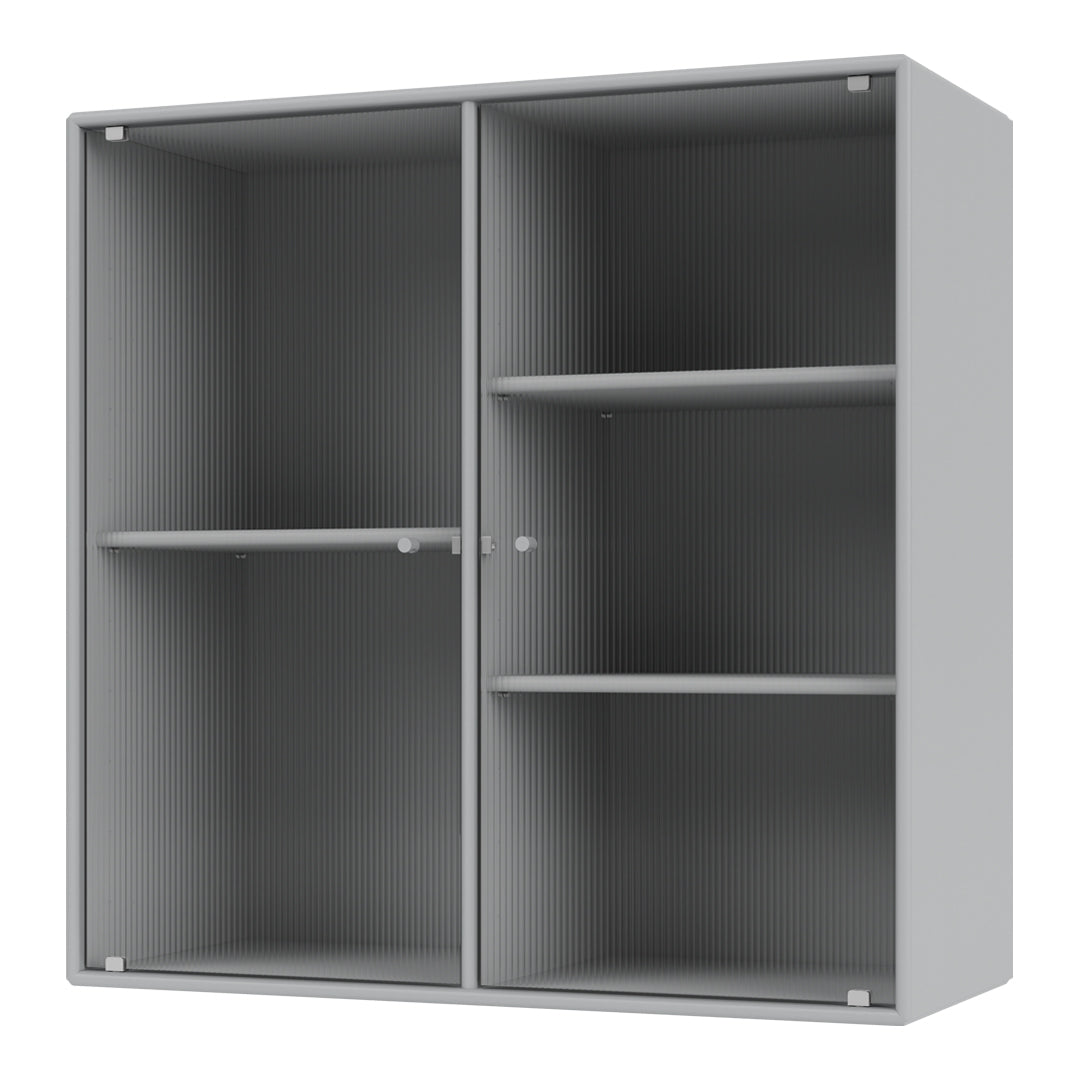 Vitrine Ripple II - Fixation murale