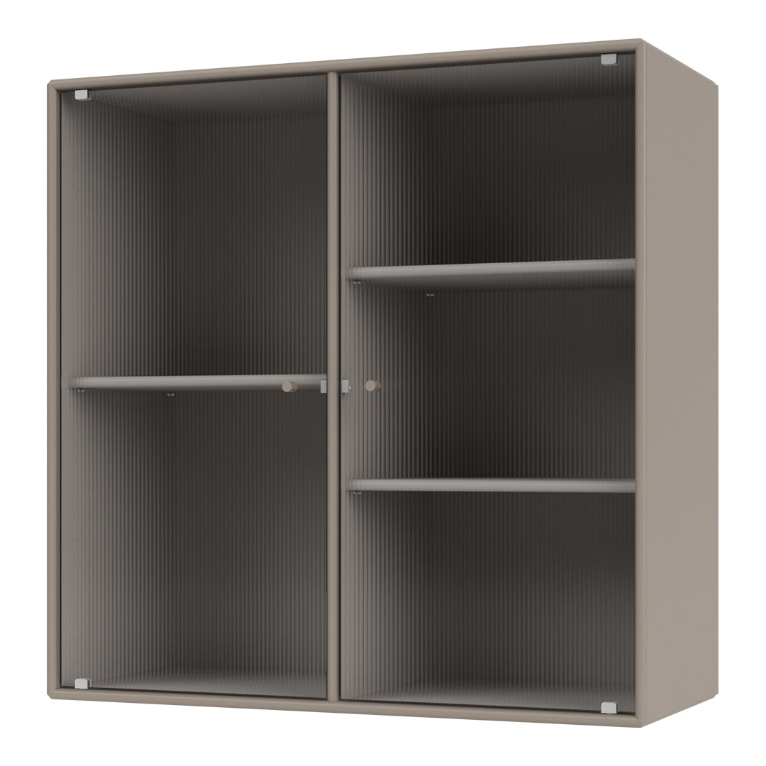 Vitrine Ripple II - Fixation murale