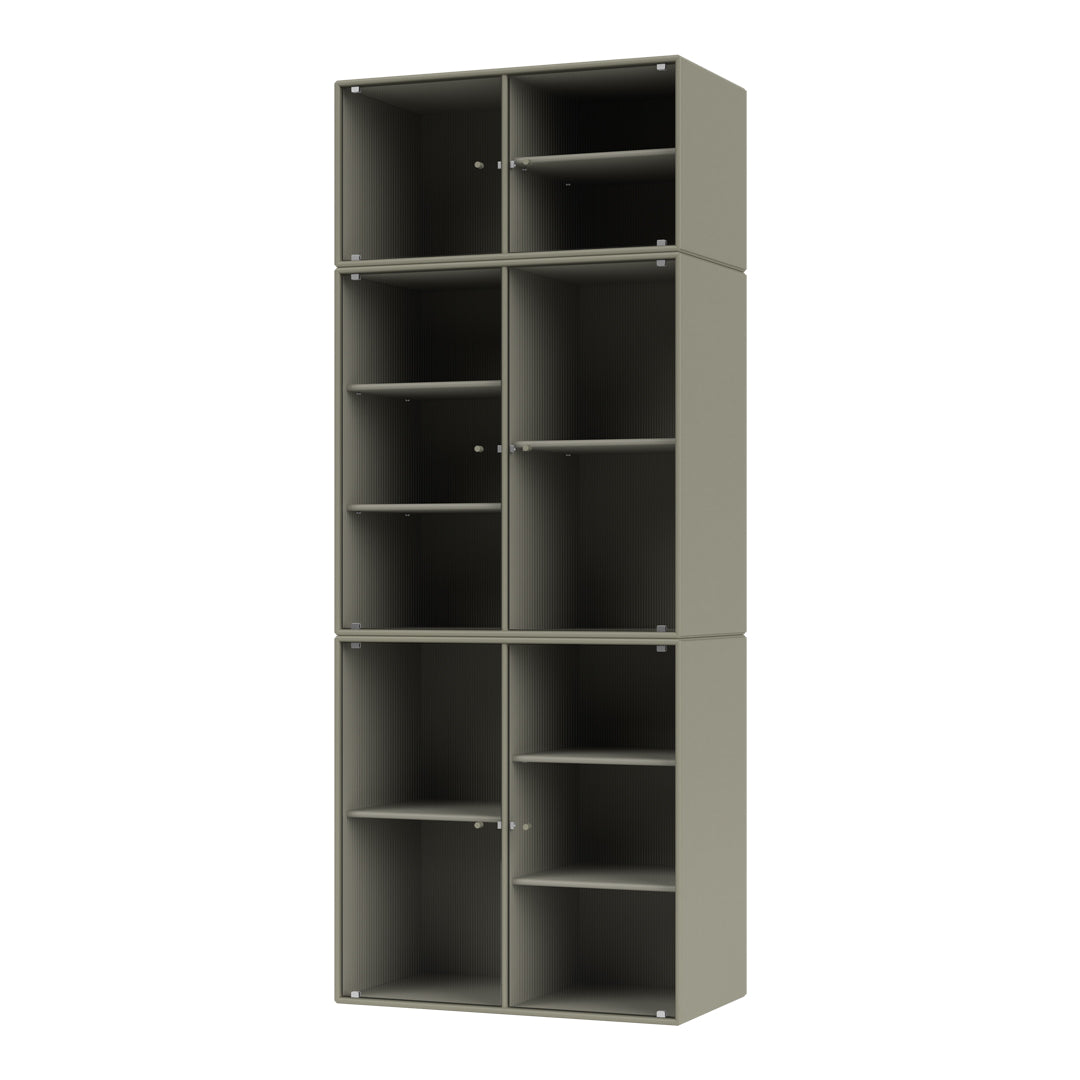 Vitrine Ripple IV - Fixation murale